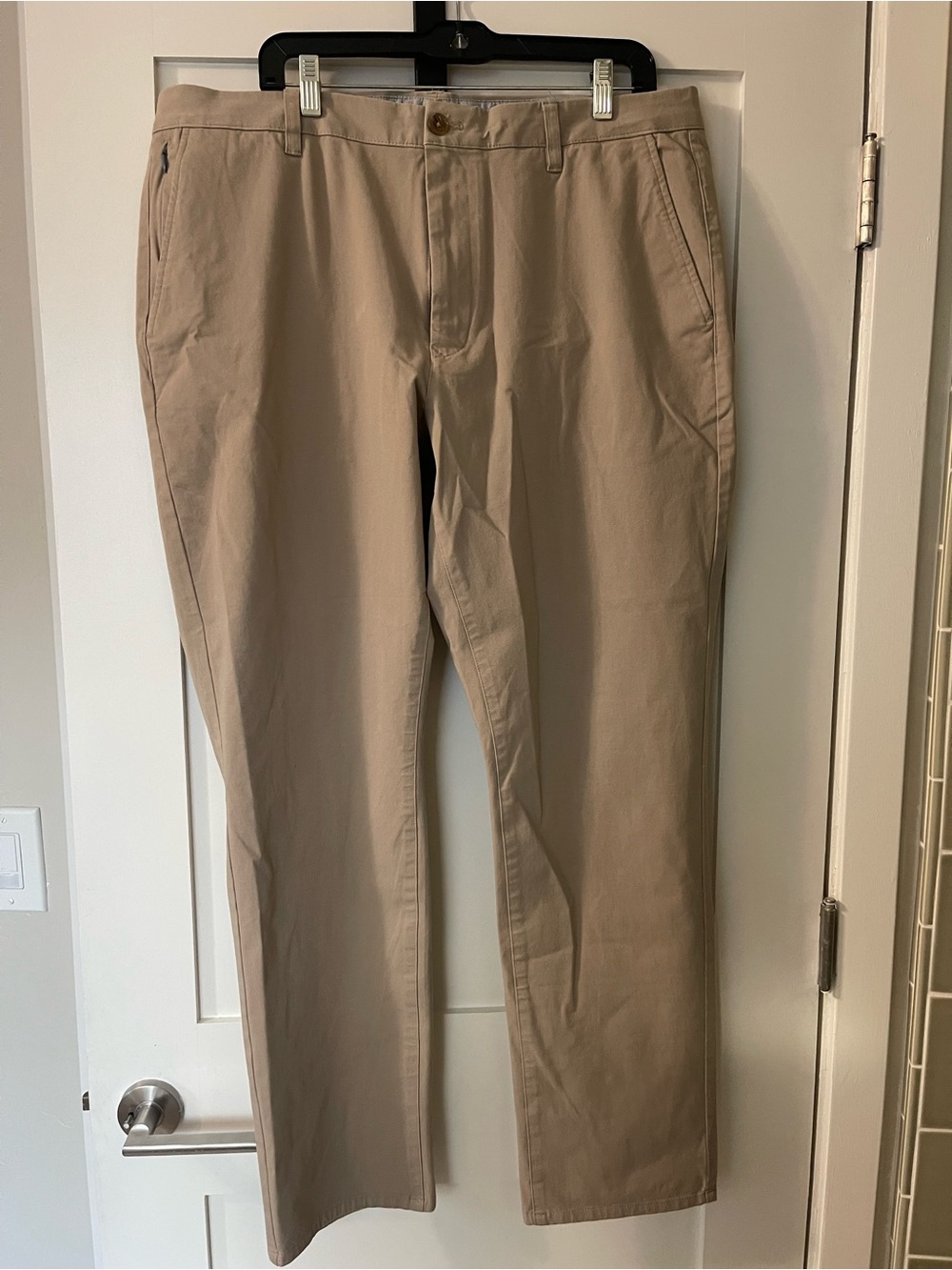 Men's BONOBOS Classic Chino Pants in Khaki sz 38x32